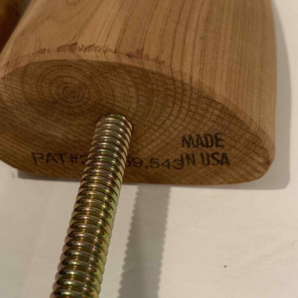 Golf Ball Shoe Tree Pair Shaper Stretcher Wooden Cedar Adjustable Men Women Gift - Picture 3 of 7